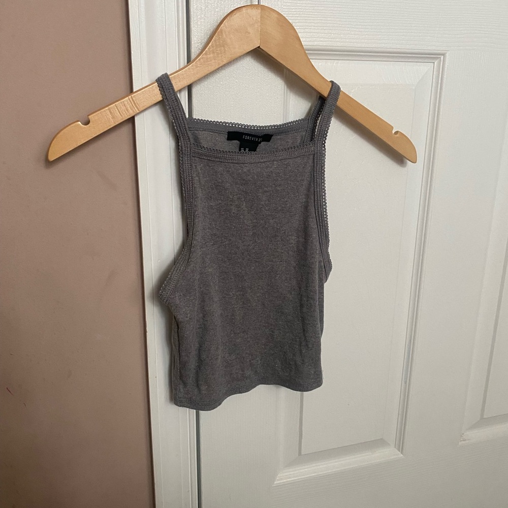 Forever 21 Ribbed Crop Top - Picture 1 of 3